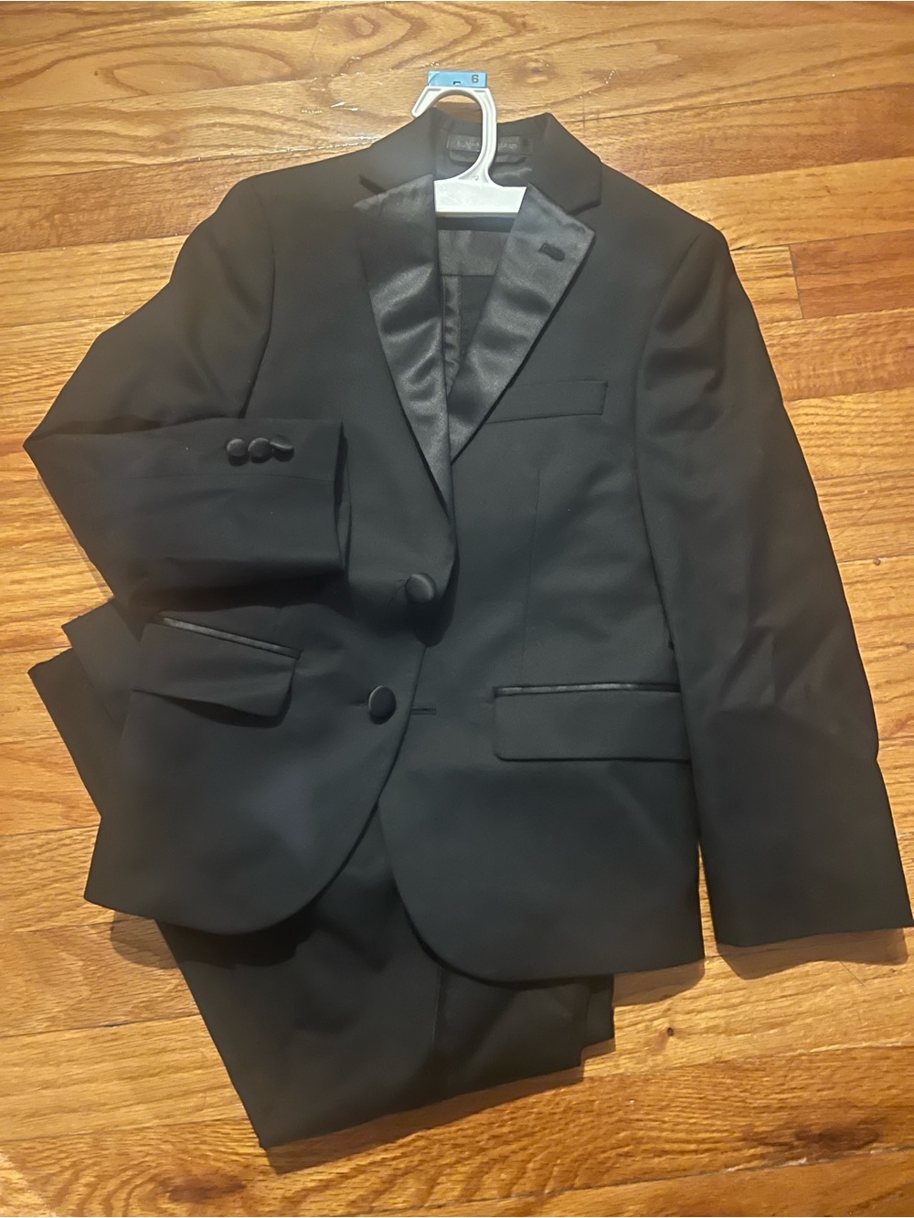 Ralph Lauren Black Boys 8R Two-Piece Suit Set Jacket & Pants
